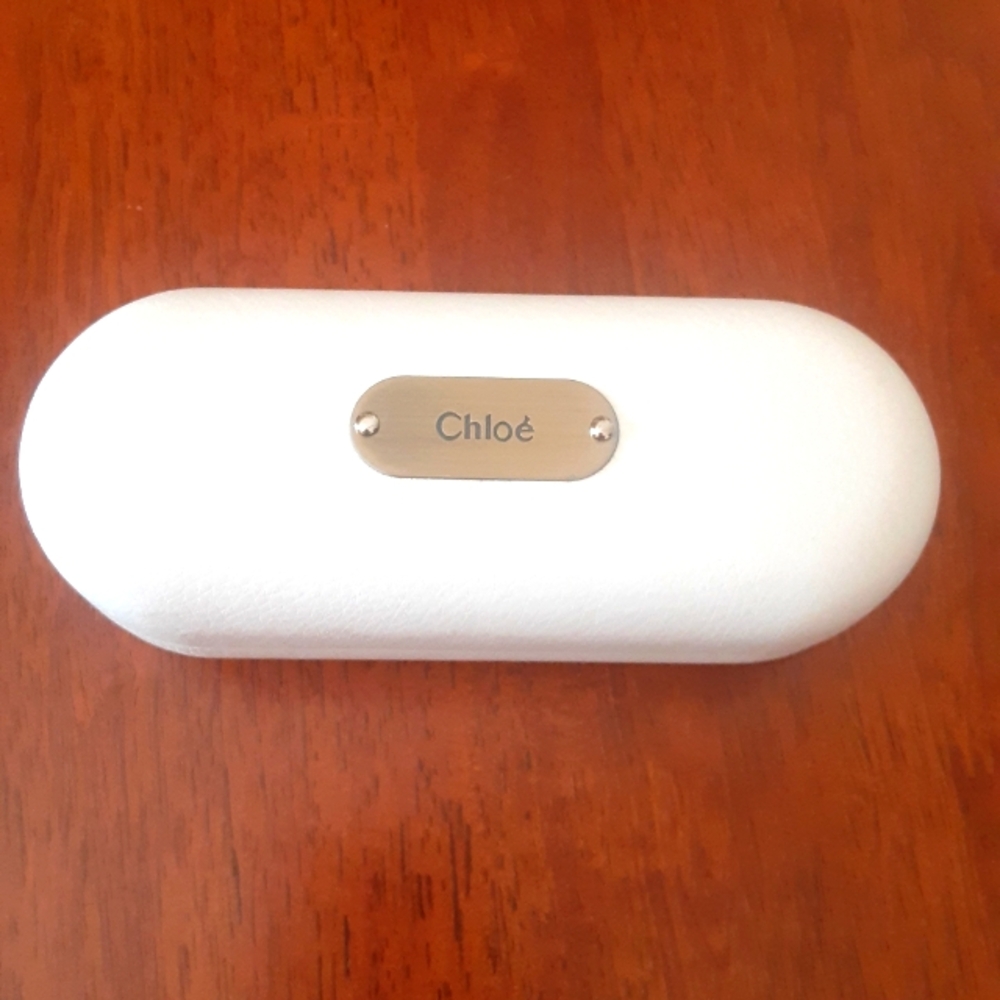Chloé White Glasses Case